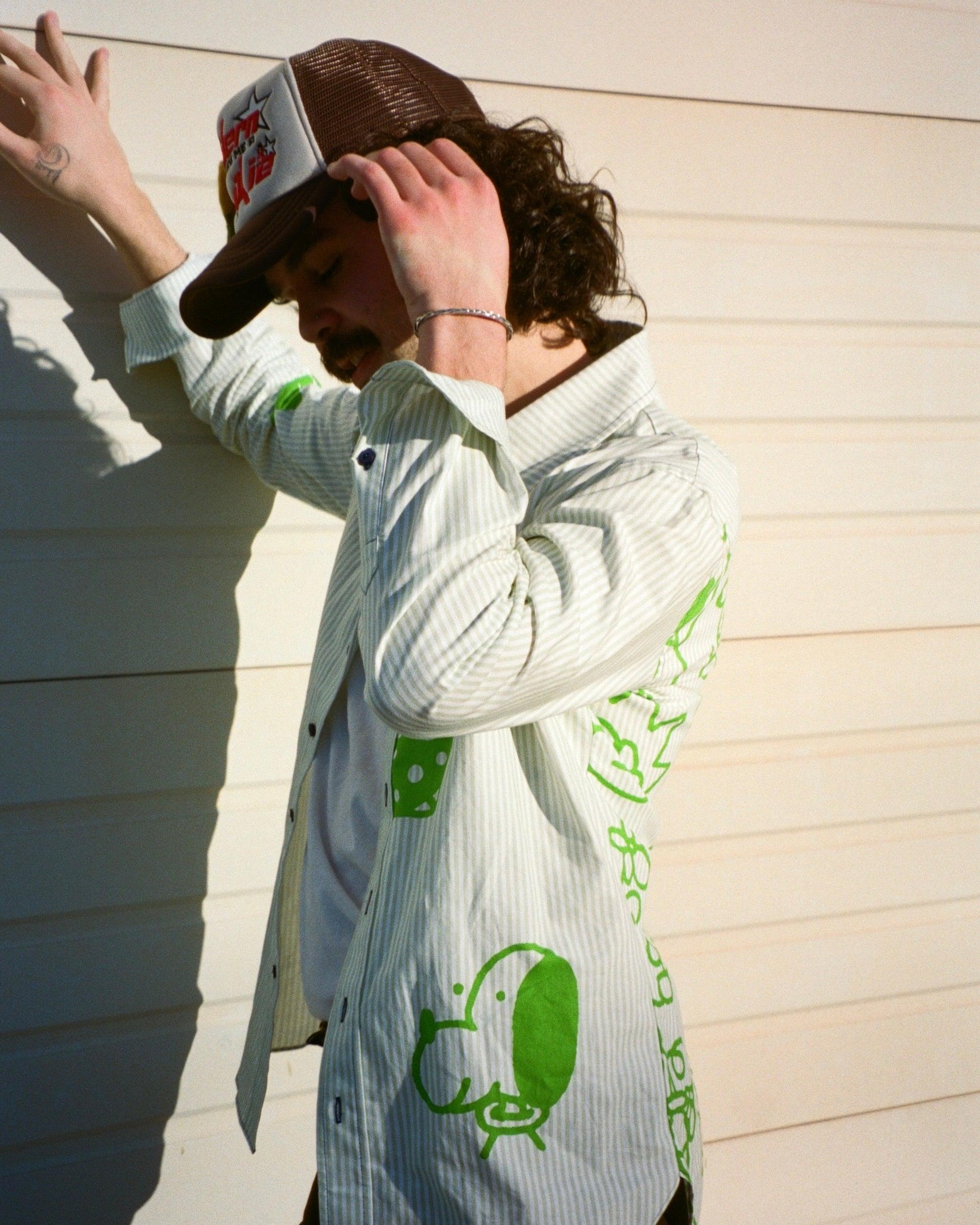 Big Print Soft Parade Oxford
