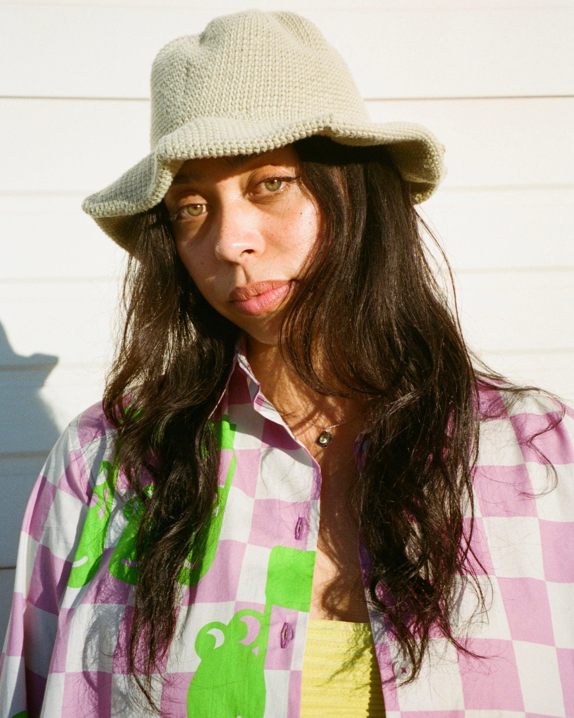 Big Print Checkered Oxford