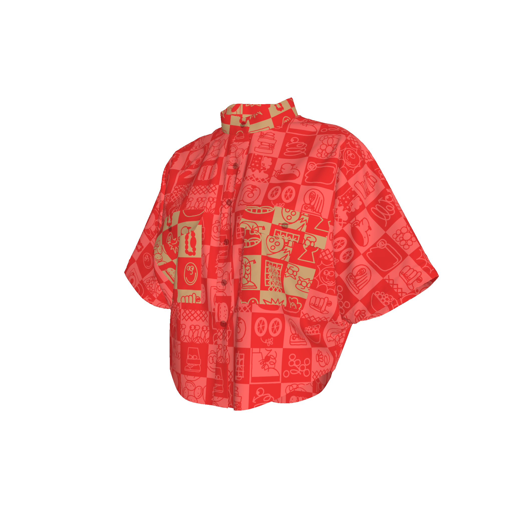 Revisited Boxy Cropped Shirt
