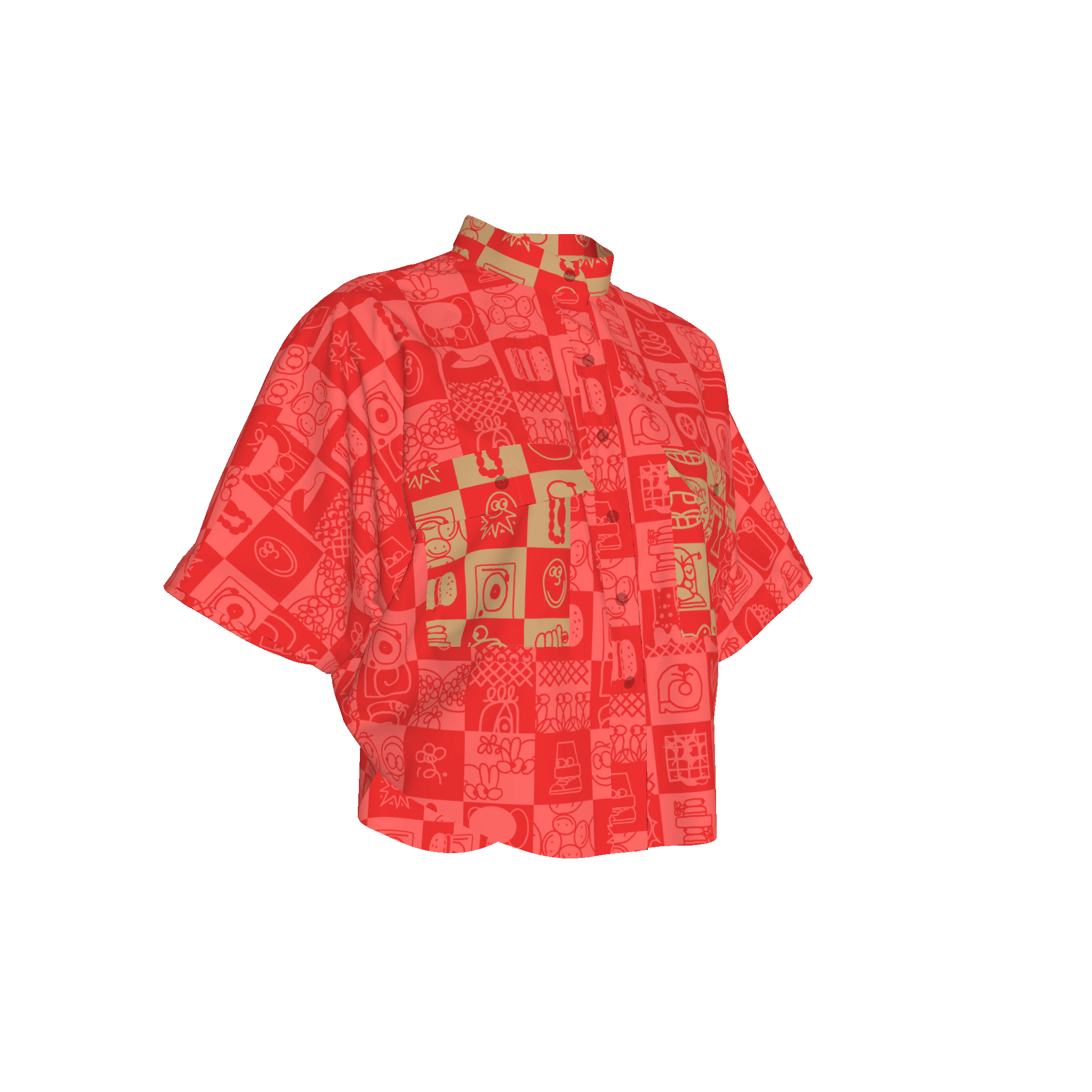 Revisited Boxy Cropped Shirt